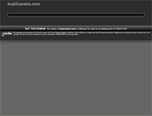 Tablet Screenshot of kopiluwaks.com